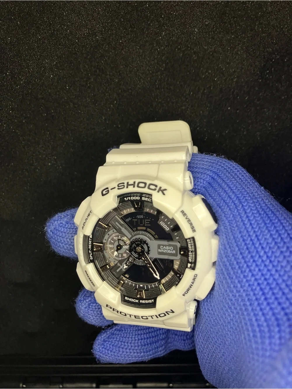 Custom G Shock Black and White Colorway
